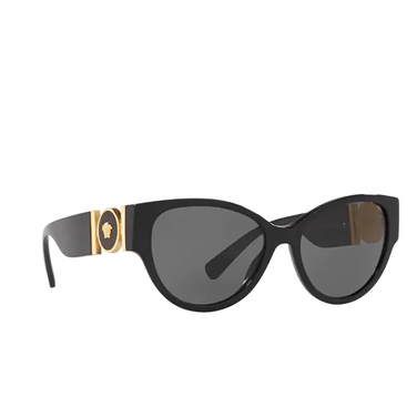 Gafas de sol Versace VE4368 GB1/87 black - Vista tres cuartos
