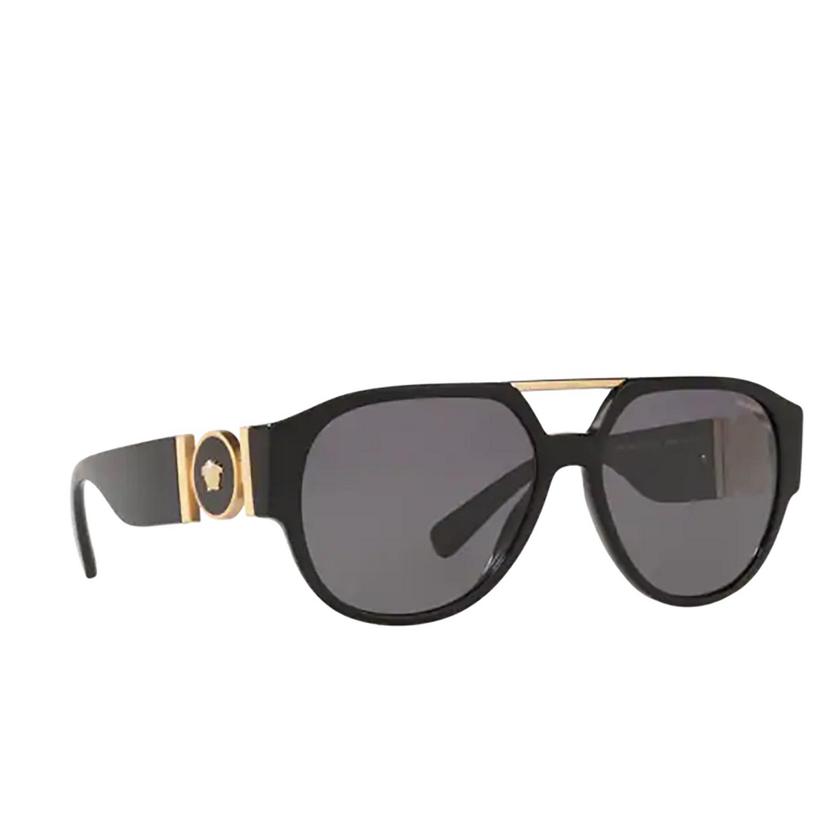Versace VE4371 Sunglasses GB1/81 Black - three-quarters view
