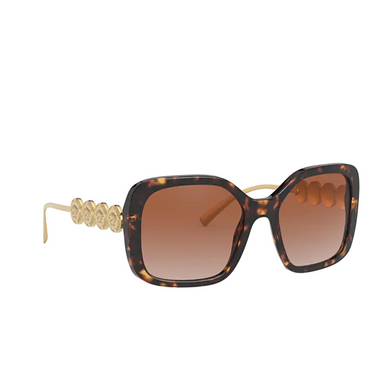 Gafas de sol Versace VE4375 108/13 havana - Vista tres cuartos