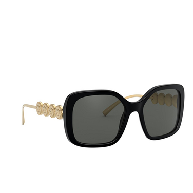 Gafas de sol Versace VE4375 GB1/87 black - Vista tres cuartos