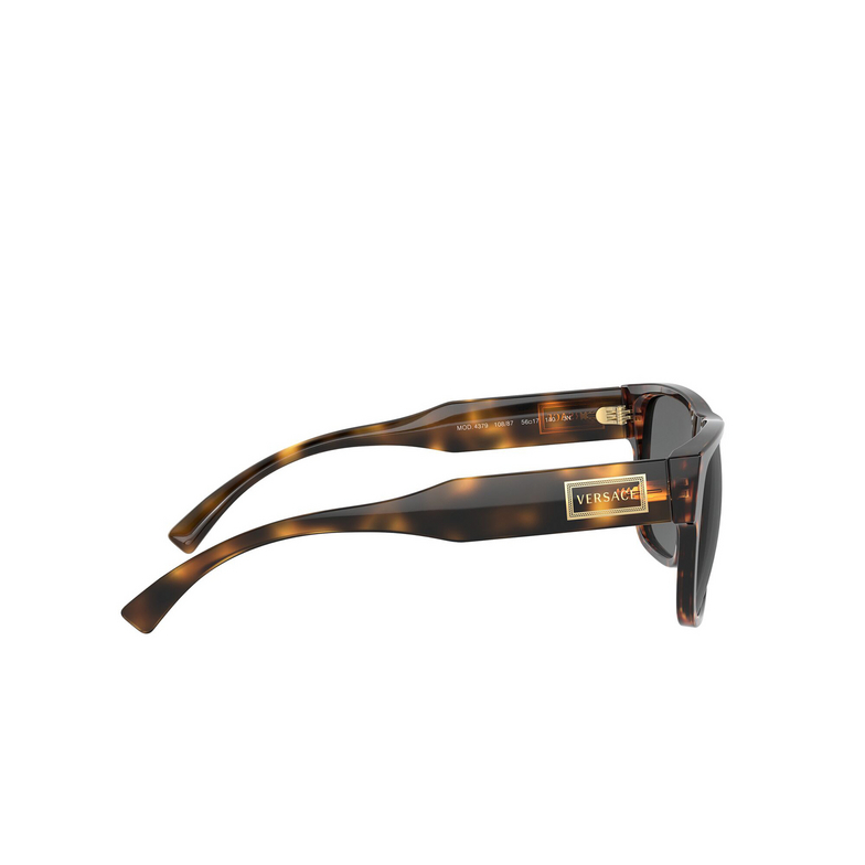 Versace VE4379 Sunglasses 108/87 havana - 3/4
