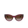Occhiali da sole Versace VE4381B 388/13 transparent red - anteprima prodotto 1/4