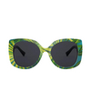 Versace VE4387 Sunglasses 533687 print palms - product thumbnail 1/4