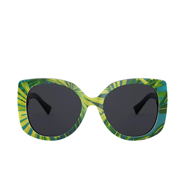 Versace VE4387 Sunglasses 533687 print palms - 1/4