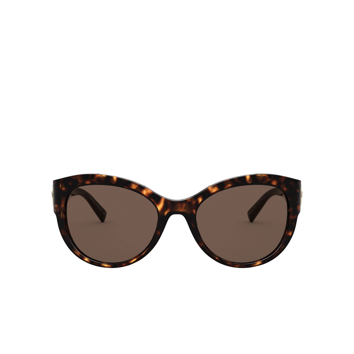 Versace VE4389 Sunglasses 108/73 Havana - front view