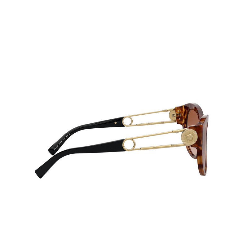 Versace VE4389 Sunglasses 511913 havana - 3/4