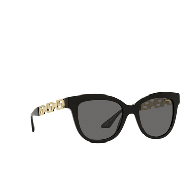 Versace VE4394 Sonnenbrillen GB1/87 black - Dreiviertelansicht