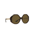 Versace VE4395 Sunglasses 108/73 havana - product thumbnail 2/4