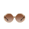 Versace VE4395 Sunglasses 533313 transparent brown - product thumbnail 1/4