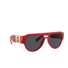 Versace VE4401 Sunglasses 530987 red - product thumbnail 2/4