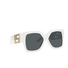 Versace VE4402 Sunglasses 314/87 white - product thumbnail 2/4