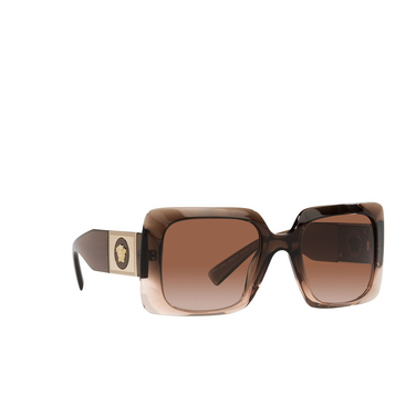 Versace VE4405 Sunglasses 533213 transparent brown gradient - three-quarters view