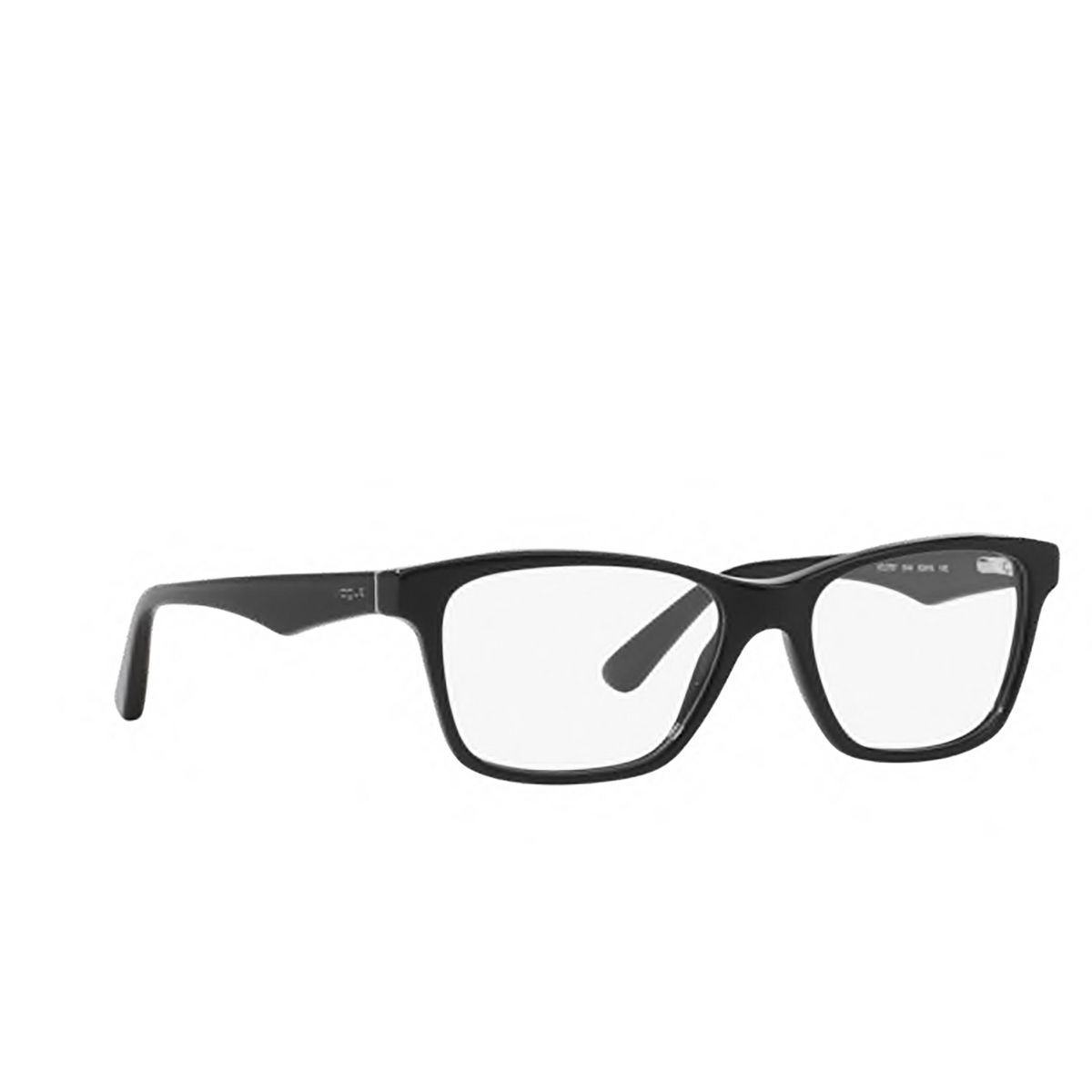 Vogue® Rectangle Eyeglasses: VO2787 color W44 Black - three-quarters view