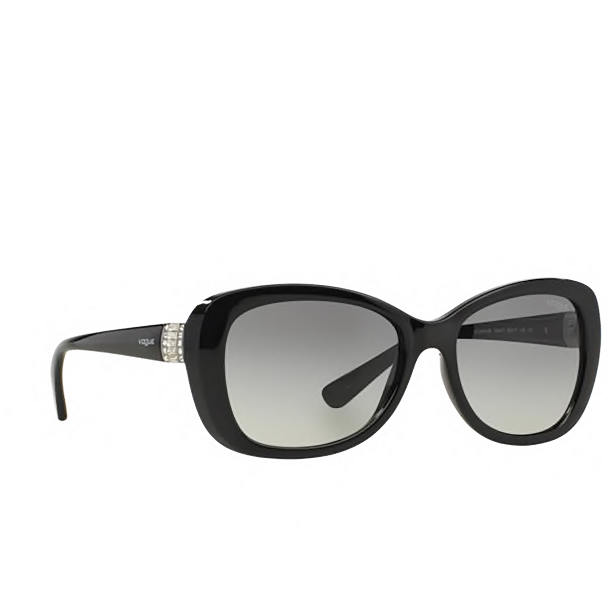 Vogue® Butterfly Sunglasses: VO2943SB color Black W44/11 - product thumbnail 2/3.