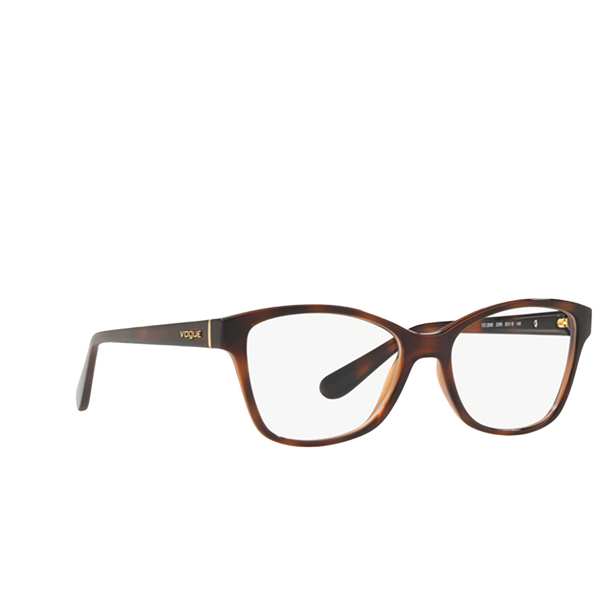 Vogue VO2998 Eyeglasses 2386 TOP HAVANA / LIGHT BROWN - three-quarters view