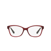 Vogue VO2998 Eyeglasses 2672 opal dark red - product thumbnail 1/4