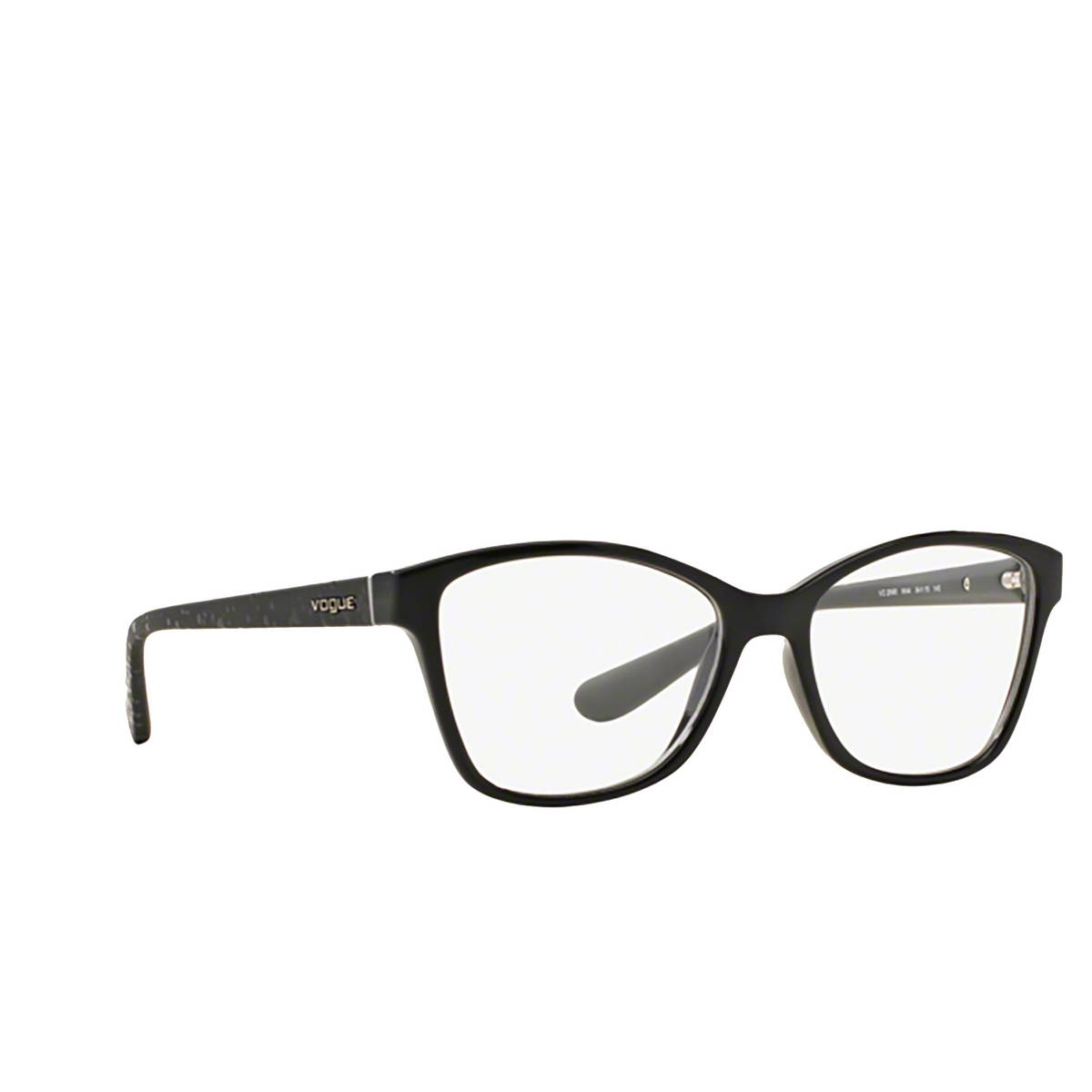 Vogue VO2998 Eyeglasses W44 BLACK - three-quarters view