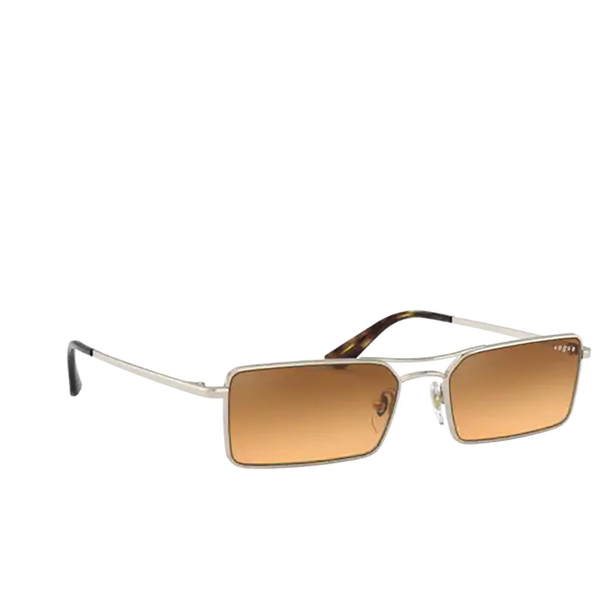 Vogue VO4106SM Sunglasses 848/7H PALE GOLD - three-quarters view
