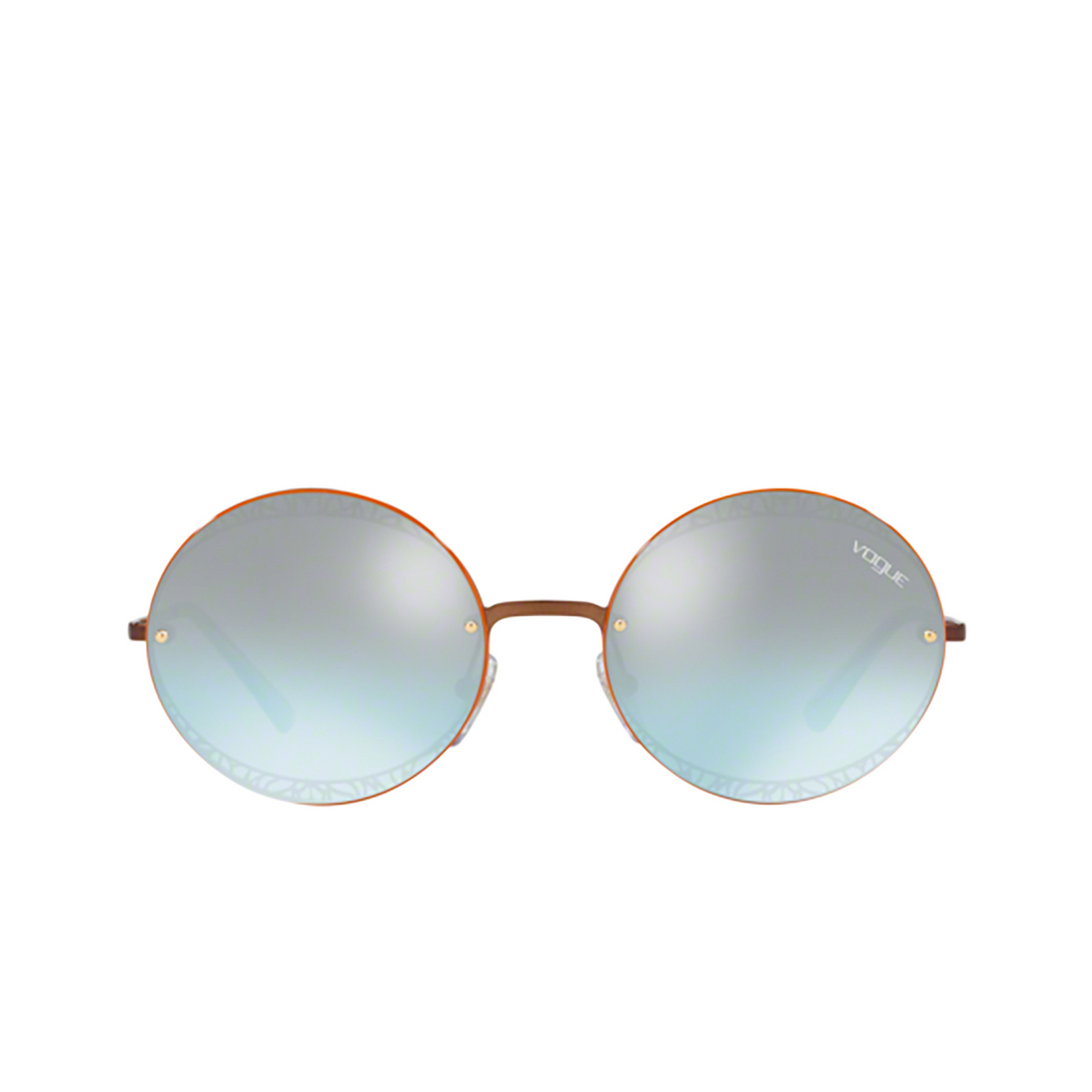 Vogue® Round Sunglasses: VO4118S color Copper 50747C - front view.