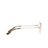 Vogue® Round Eyeglasses: VO4127 color Pale Gold 848 - product thumbnail 3/3.
