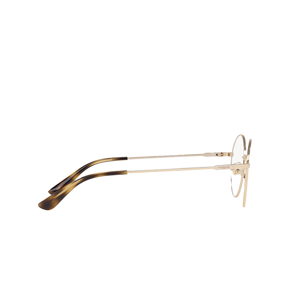 Vogue® Round Eyeglasses: VO4127 color Pale Gold 848 - 3/3.