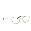 Vogue® Irregular Eyeglasses: VO4163 color Top Black / Gold 280 - product thumbnail 2/3.