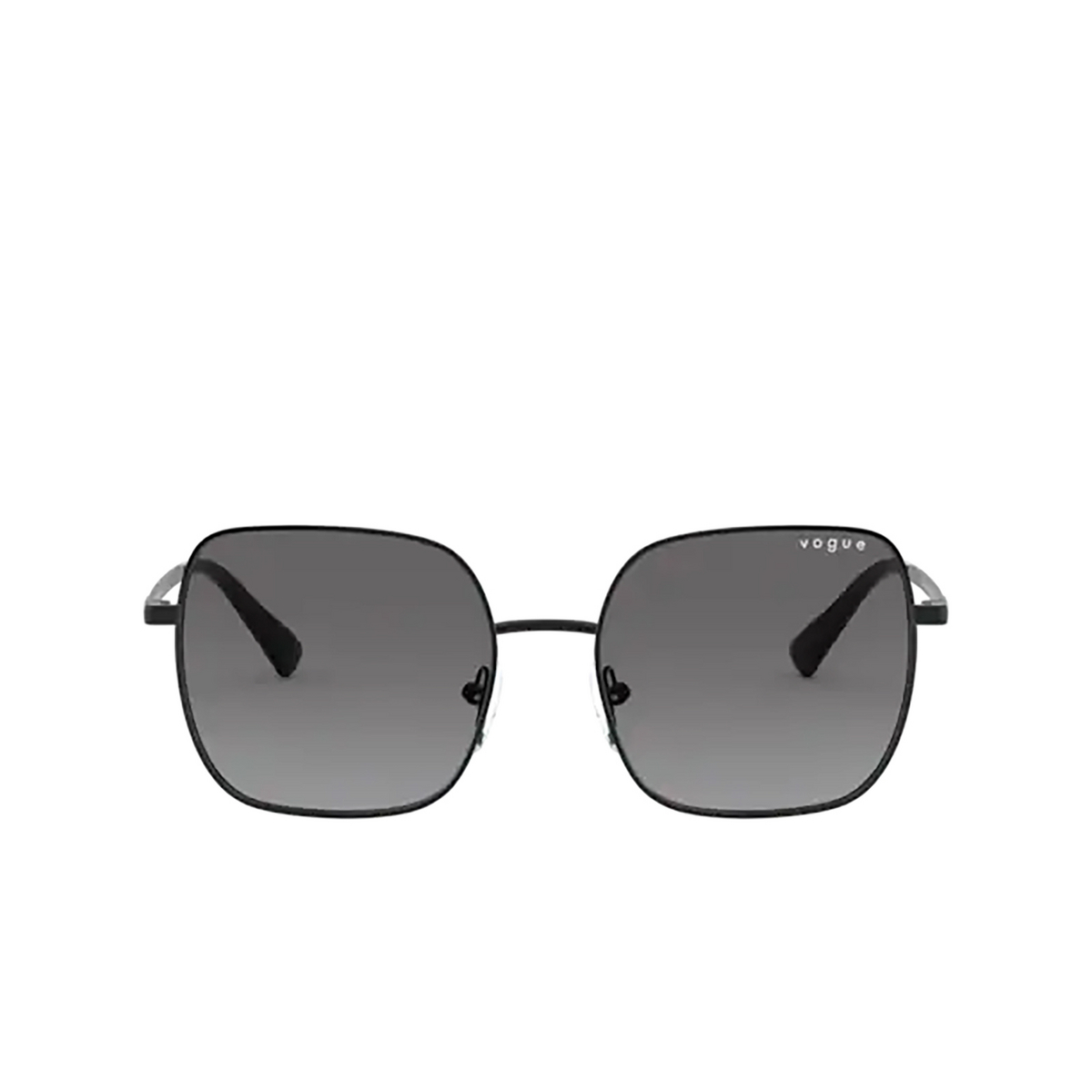 Vogue® Square Sunglasses: VO4175SB color Black 352/11 - front view.