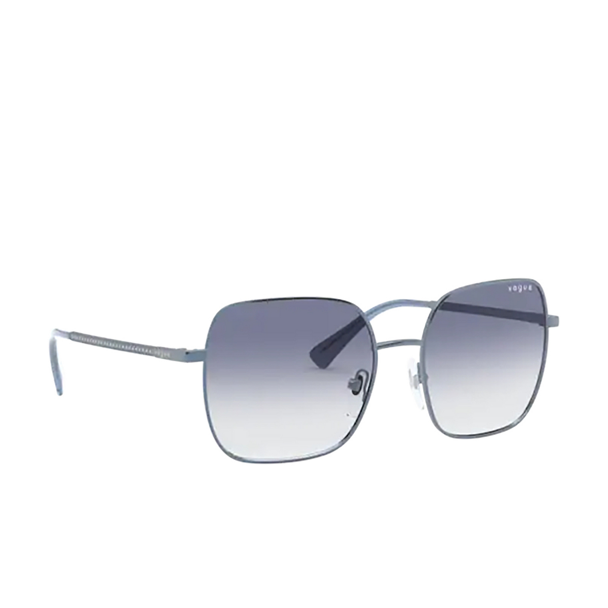 Vogue® Square Sunglasses: VO4175SB color Milky Blue 5125X0 - three-quarters view.