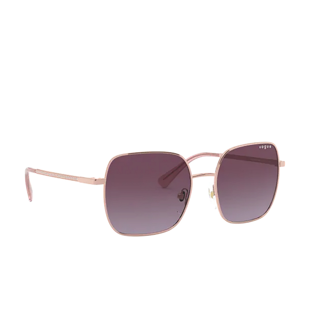 Vogue® Square Sunglasses: VO4175SB color Milky Pink 51268H - three-quarters view.
