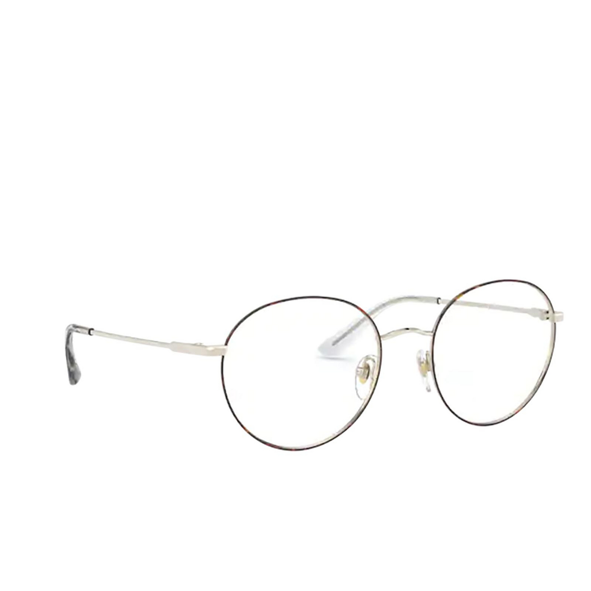 Vogue® Round Eyeglasses: VO4177 color Top Havana / Pale Gold 5078 - product thumbnail 2/3.