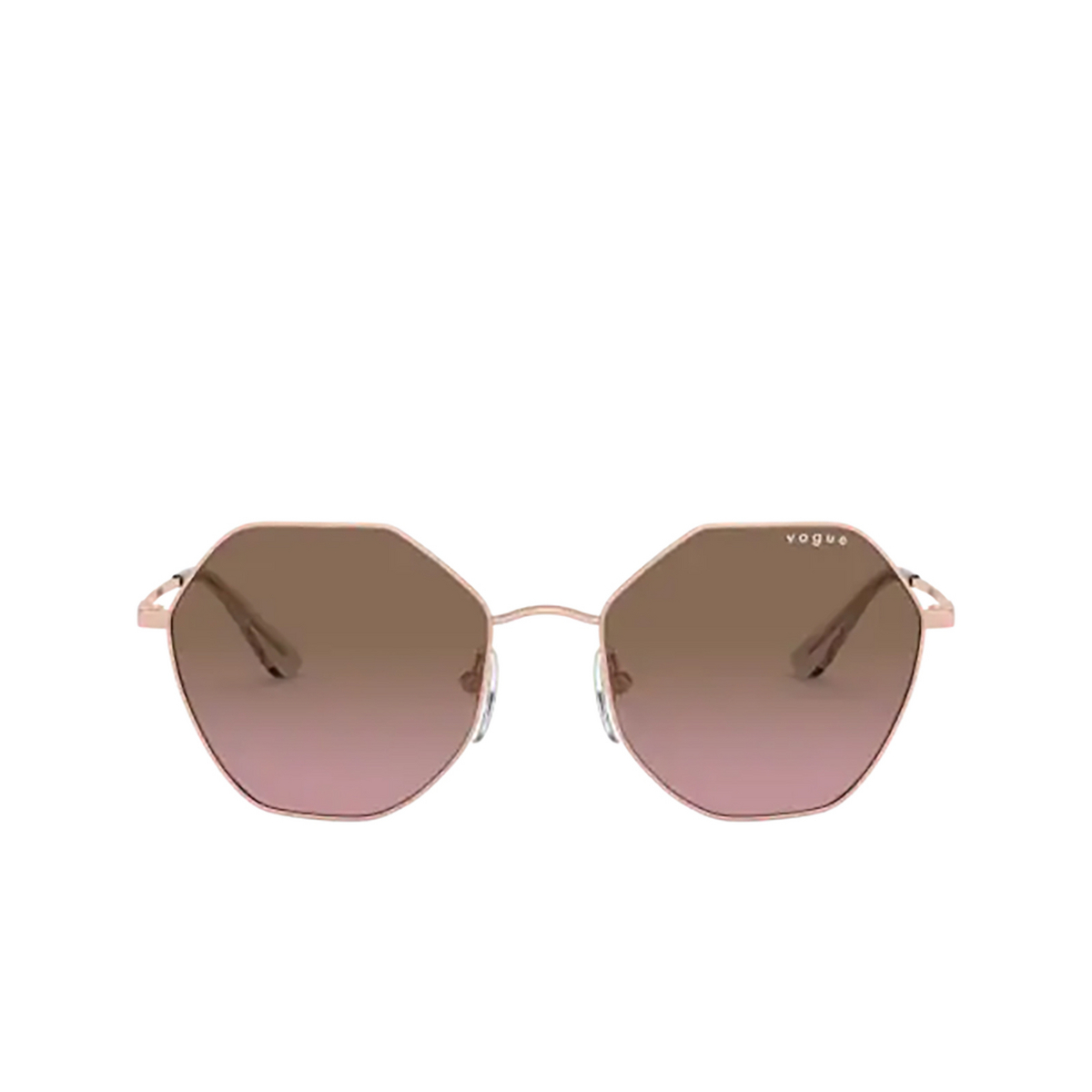 Vogue® Irregular Sunglasses: VO4180S color Rose Gold 507514 - front view.