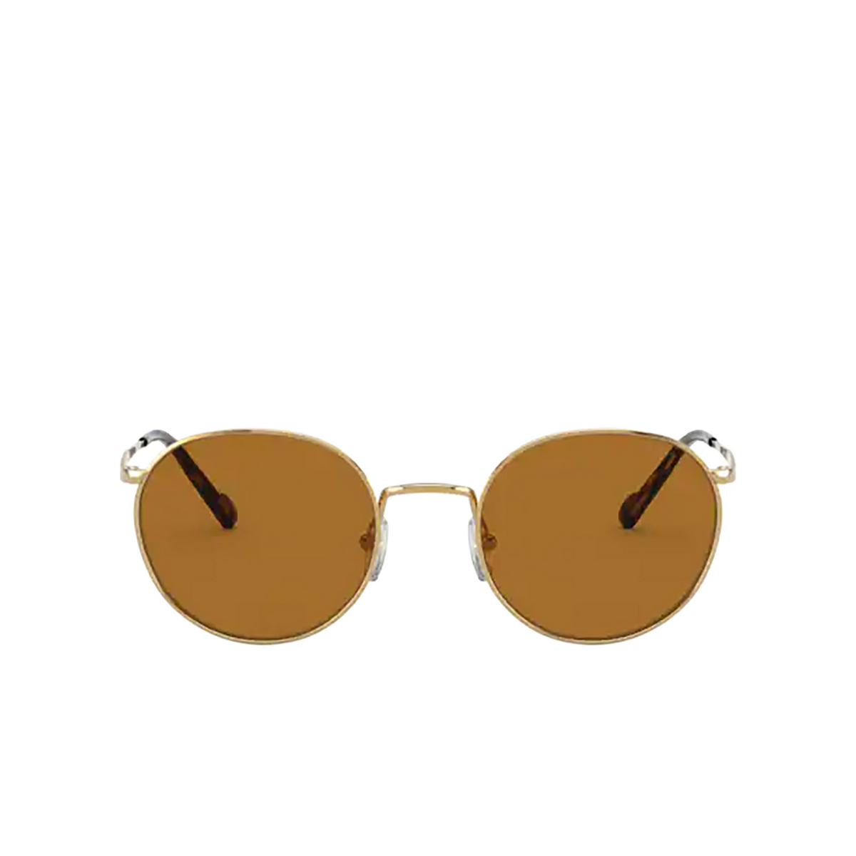 Vogue® Round Sunglasses: VO4182S color Gold 280/83 - front view.