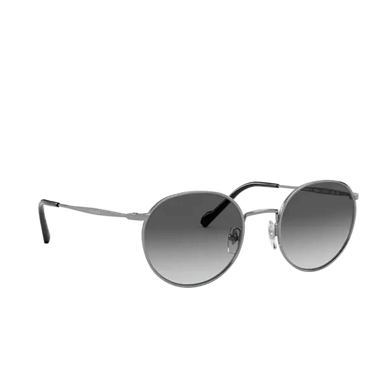 Vogue® Round Sunglasses: VO4182S color Gunmetal 548/11 - three-quarters view.