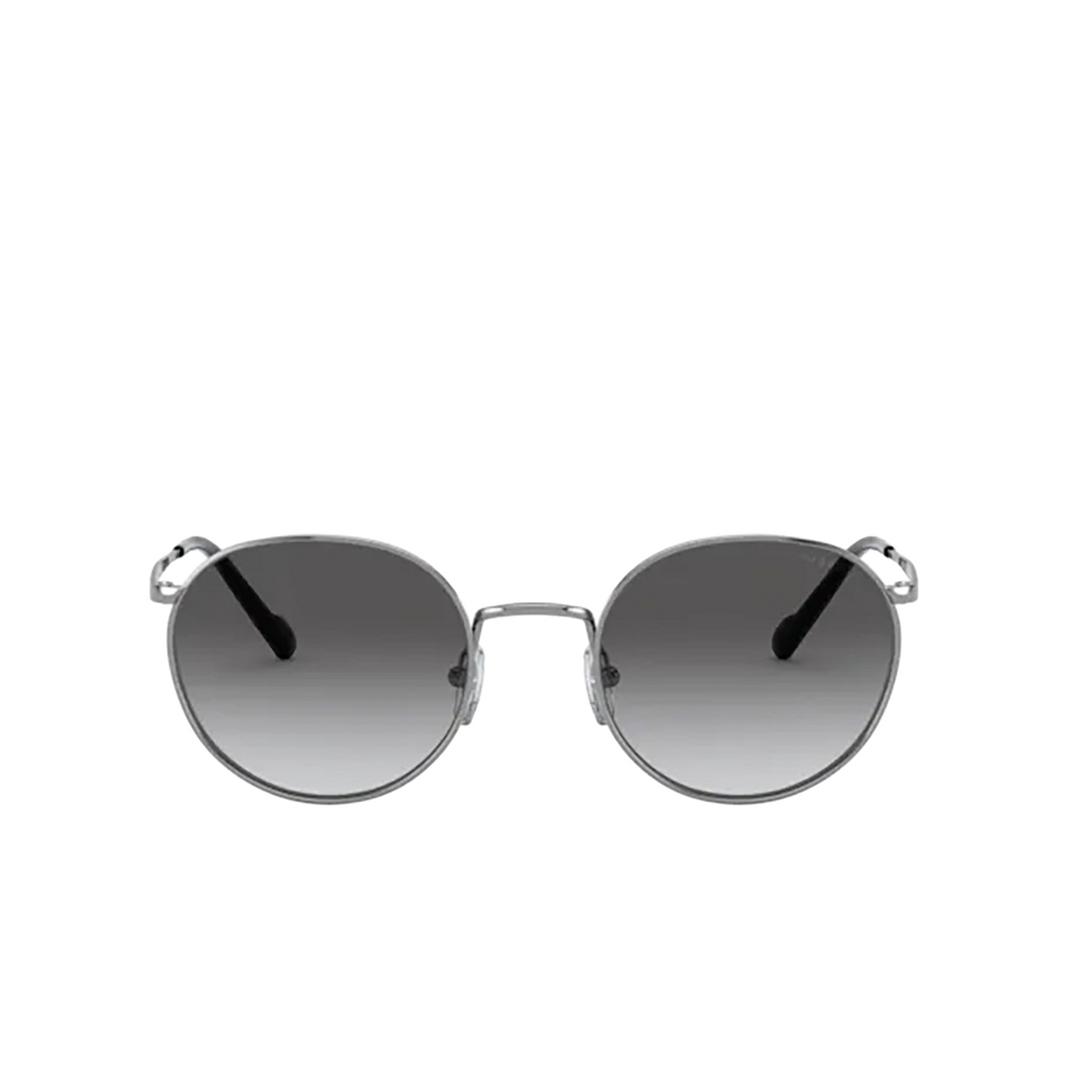 Vogue® Round Sunglasses: VO4182S color Gunmetal 548/11 - front view.