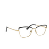 Vogue® Butterfly Eyeglasses: VO4185 color Black / Gold 352 - product thumbnail 2/3.