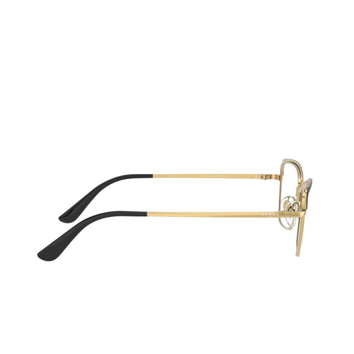 Vogue® Butterfly Eyeglasses: VO4185 color Black / Gold 352 - 3/3.