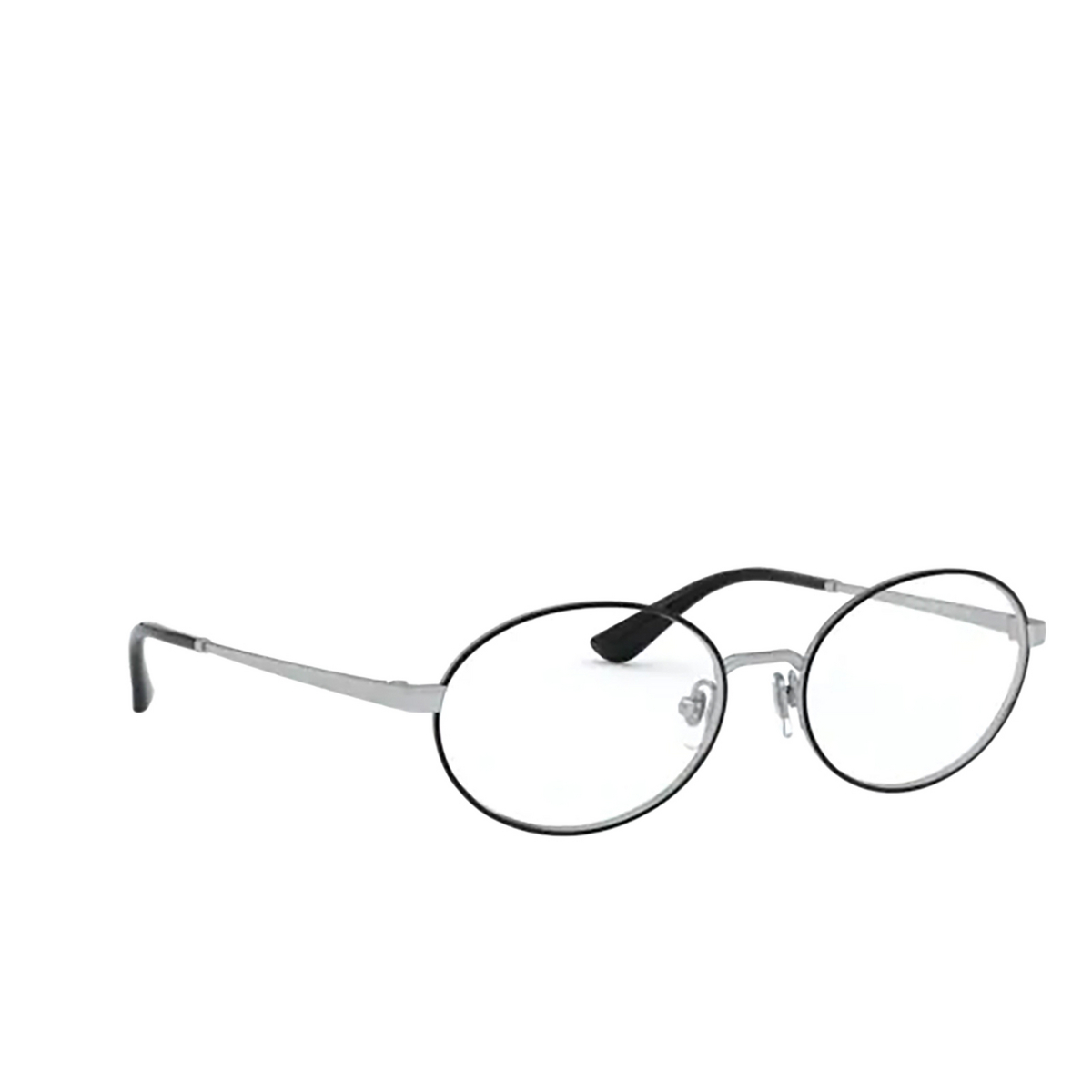 Vogue VO4190 Eyeglasses 323 Silver / Black - three-quarters view