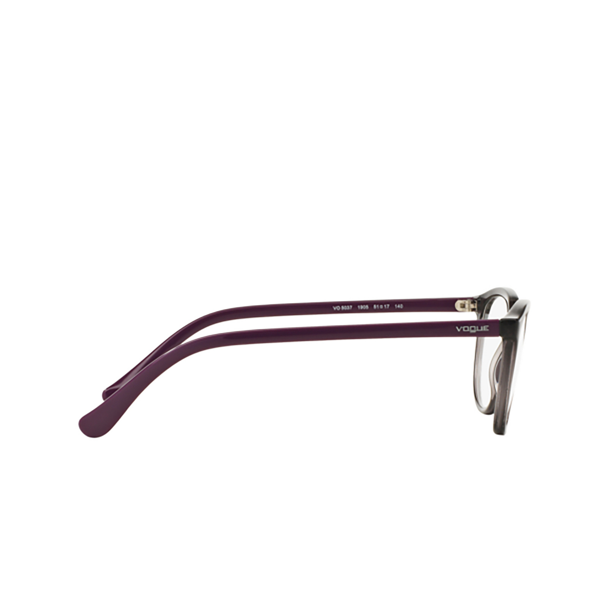 Vogue® Cat-eye Eyeglasses: VO5037 color Transparent Dark Grey 1905 - 3/3.