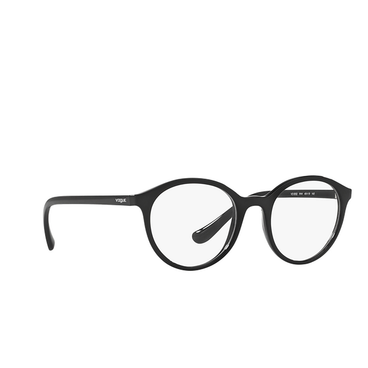 Vogue VO5052 Eyeglasses W44 Black - three-quarters view