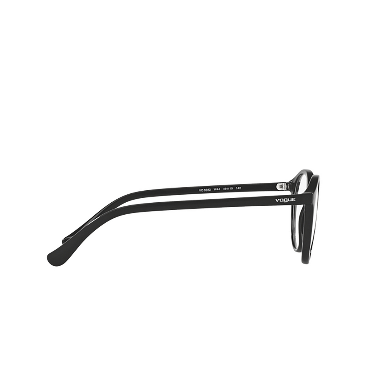 Vogue® Round Eyeglasses: VO5052 color Black W44 - 3/3.