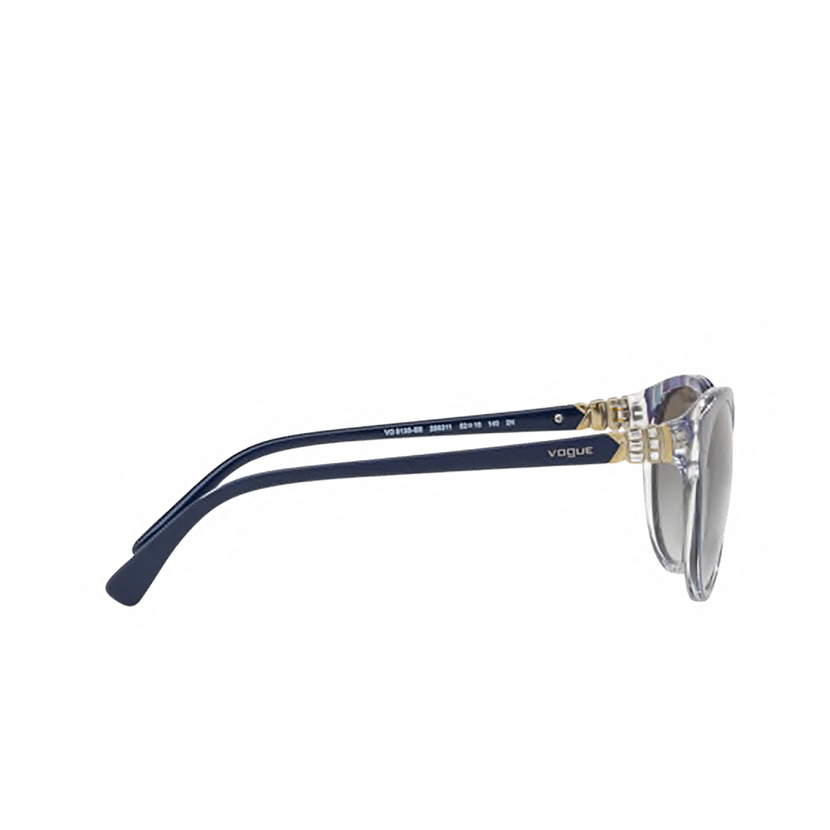 Vogue® Round Sunglasses: VO5135SB color Top Dark Blue / Serigraphy 256311 - product thumbnail 3/3.