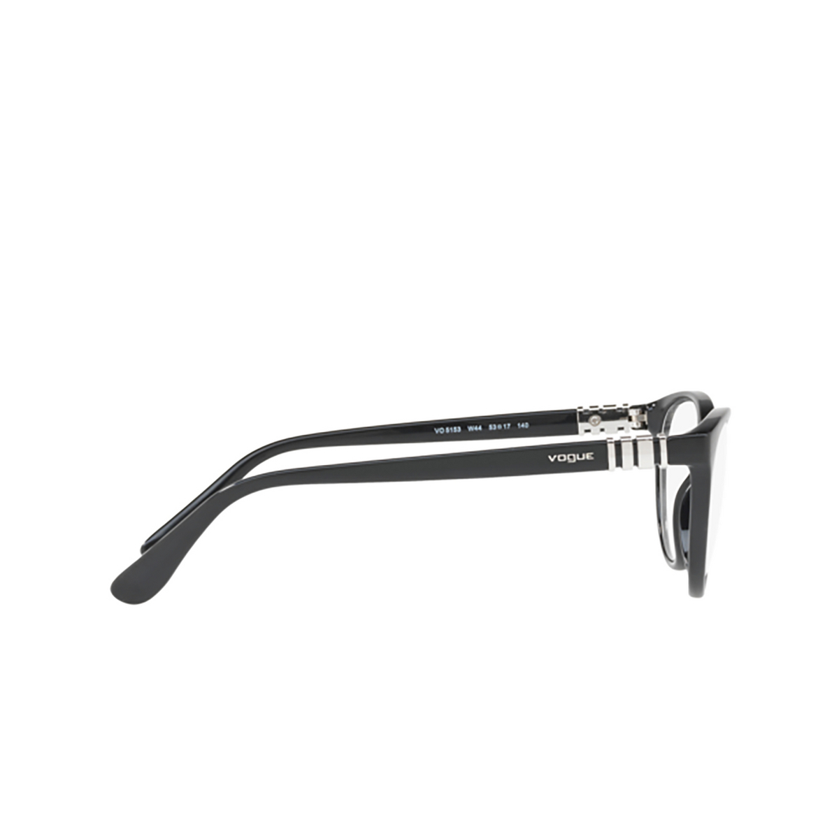 Vogue® Cat-eye Eyeglasses: VO5153 color Black W44 - 3/3.