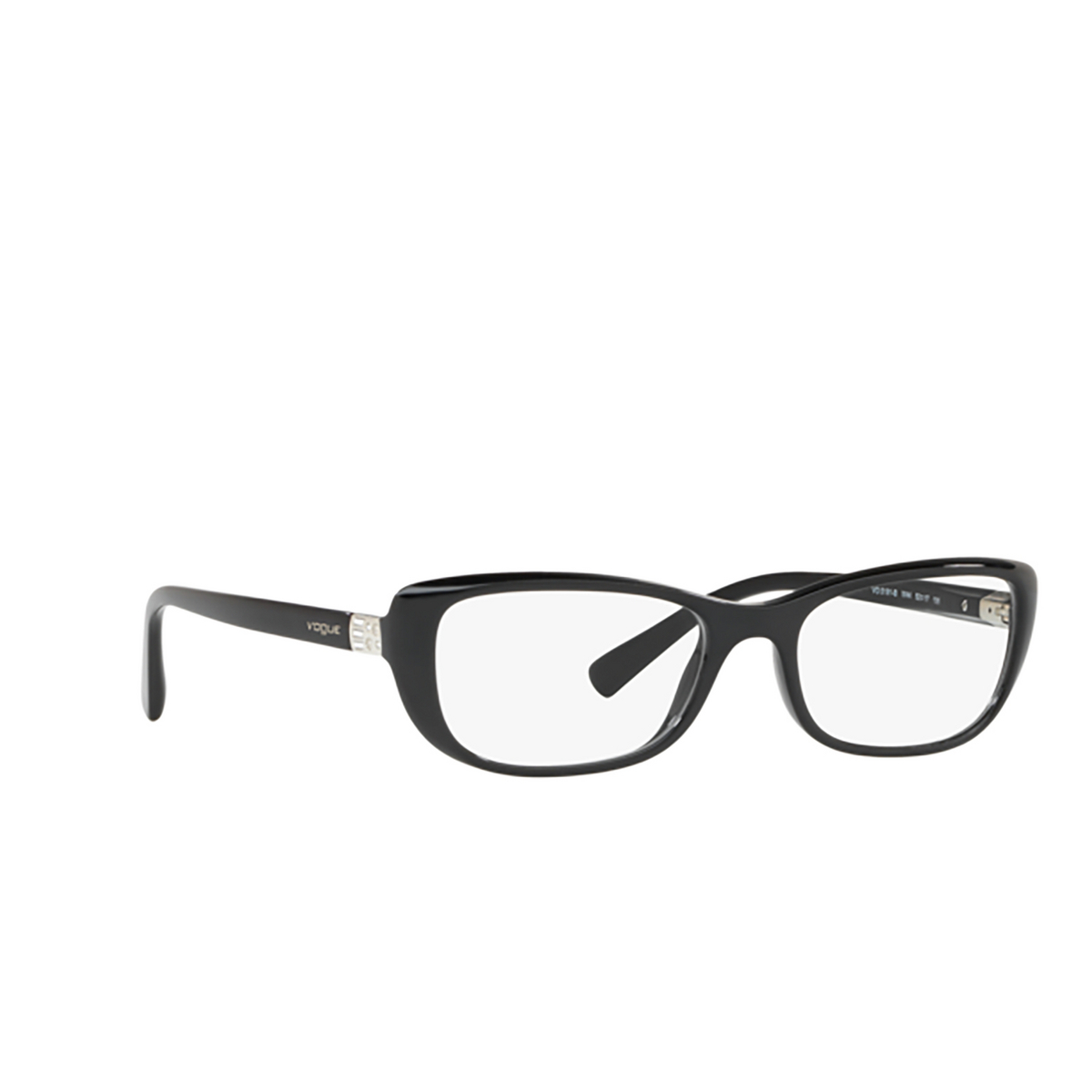Vogue VO5191B Eyeglasses W44 Black - three-quarters view