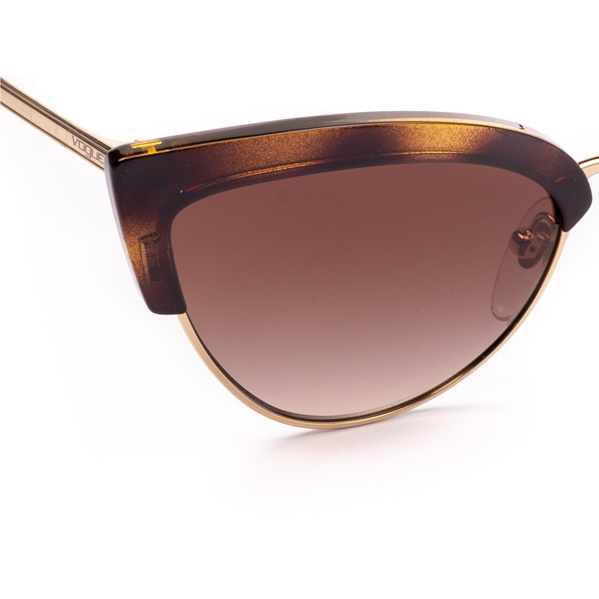 Vogue VO5212S Sunglasses W65613 TOP DARK HAVANA / PALE GOLD - product thumbnail 3/5