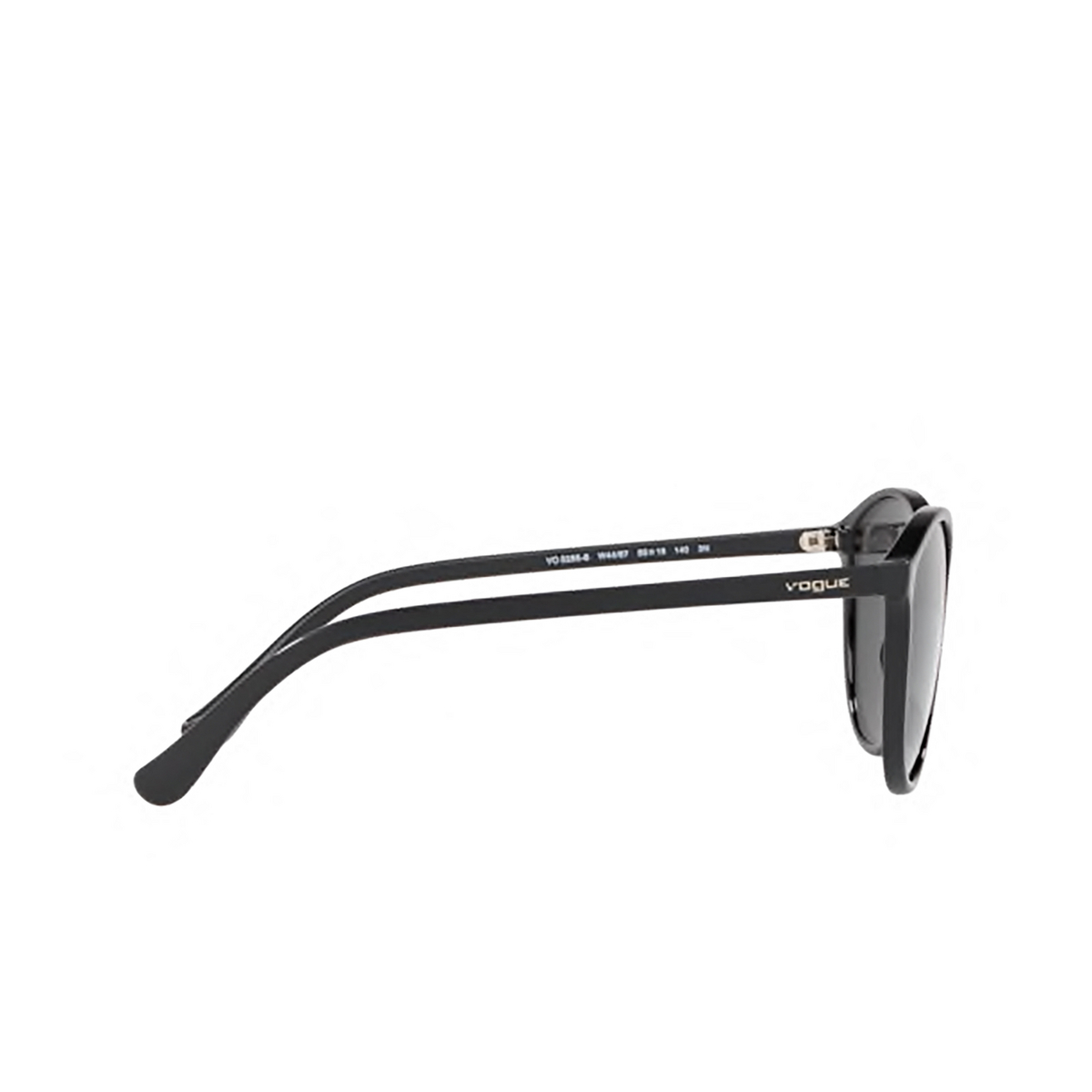Vogue® Round Sunglasses: VO5255S color Black W44/87 - 3/3.