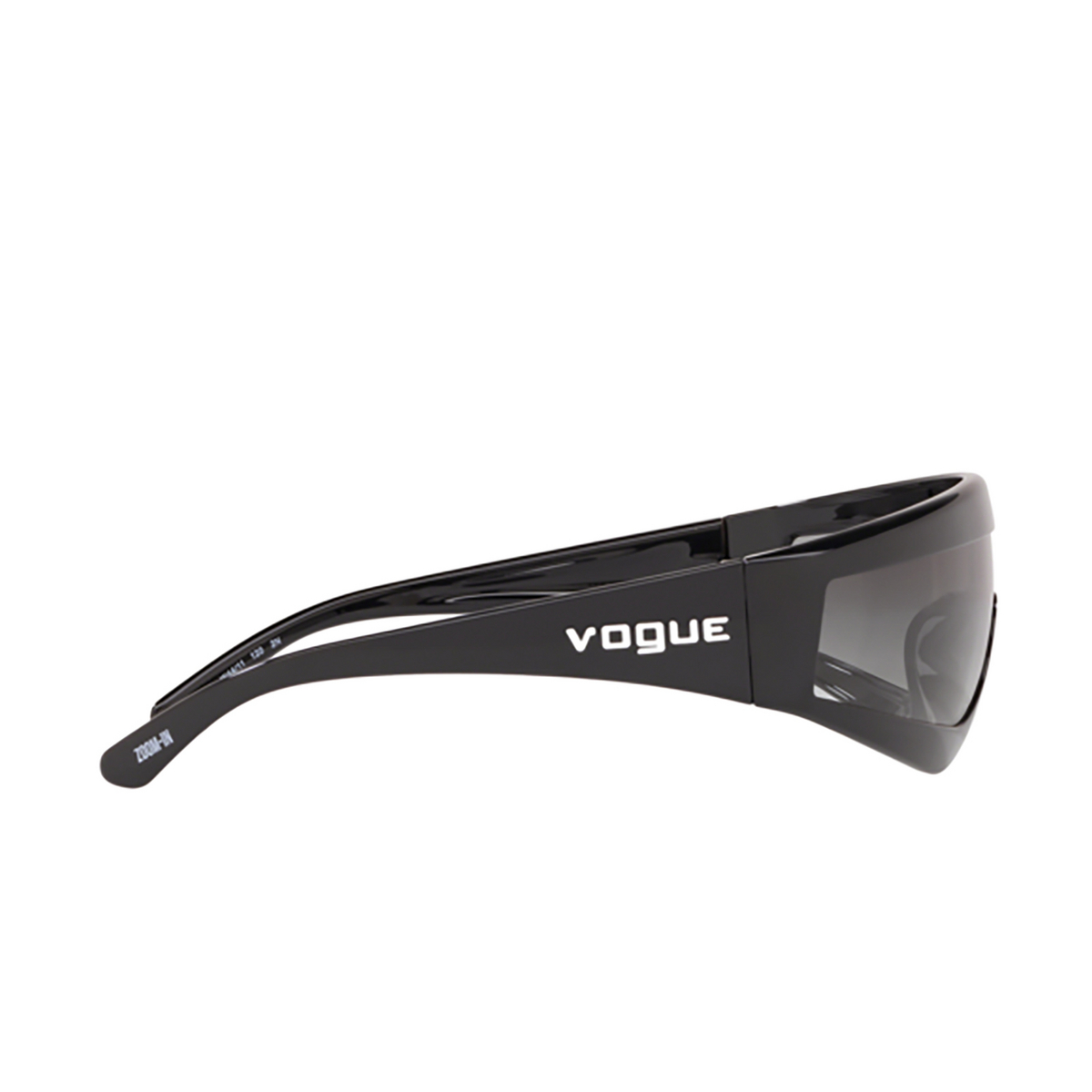 Vogue® Mask Sunglasses: Zoom-in VO5257S color Black W44/11 - product thumbnail 3/3.