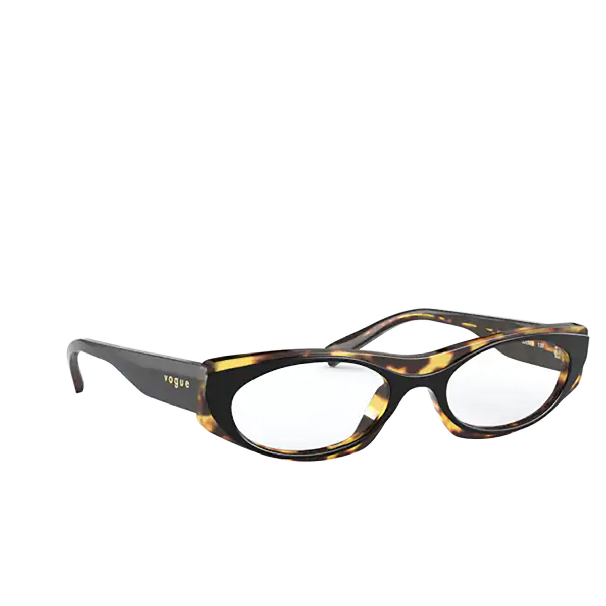 Vogue VO5316 Eyeglasses 2818 TOP BLACK / HAVANA - three-quarters view