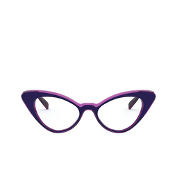 Vogue® Cat-eye Eyeglasses: VO5317 color Top Blue / Transparent Fuxia 2809.
