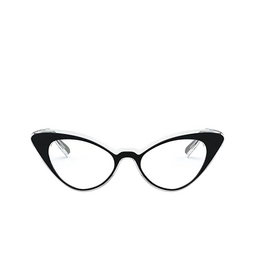 Vogue® Cat-eye Eyeglasses: VO5317 color Top Black / Crystal W827.