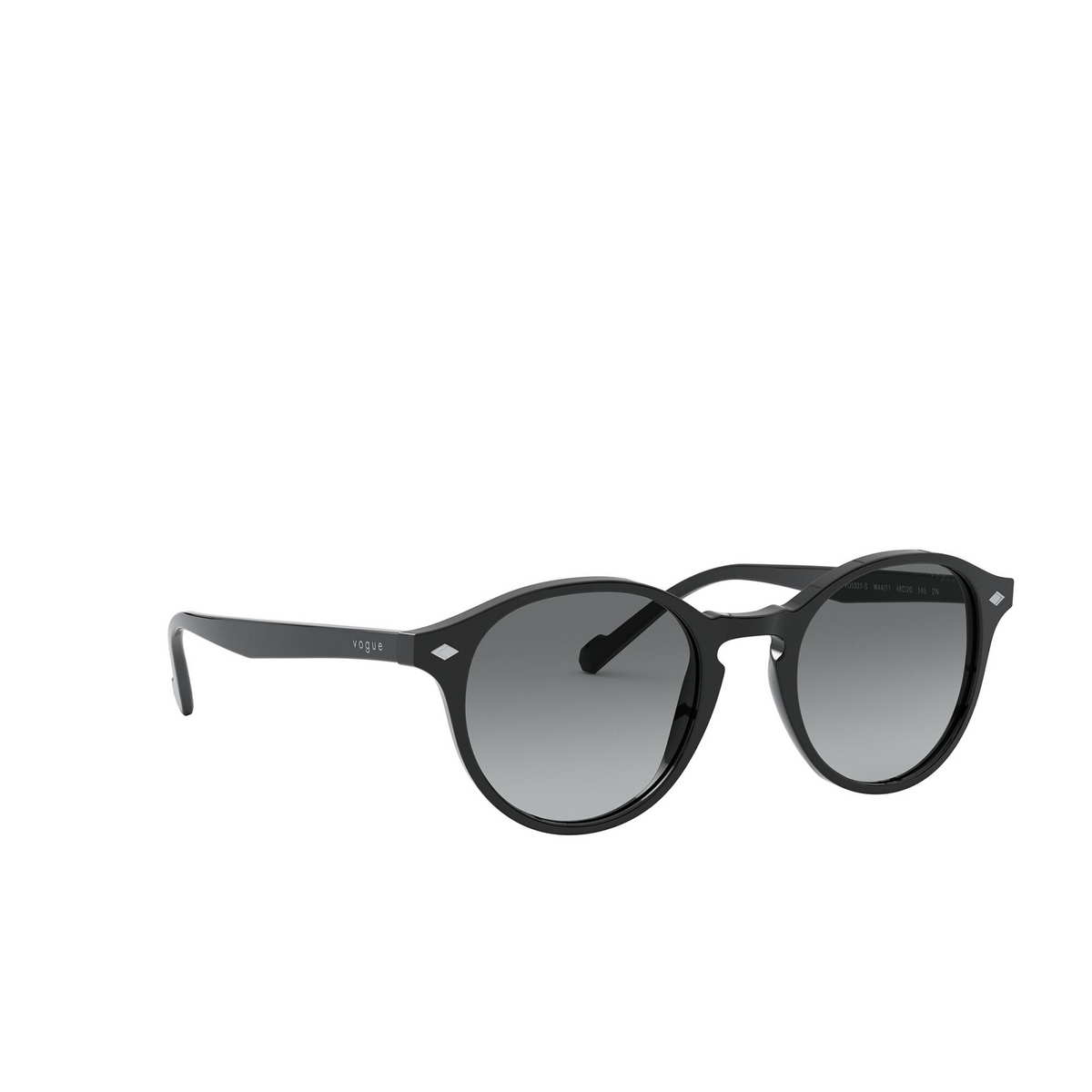 Vogue VO5327S Sunglasses W44/11 Black - three-quarters view